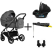 Tutis Uno 5+ - Пълен комплект Бебешка количка 4в1