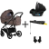 Tutis Uno 5+ - Пълен комплект Бебешка количка 4в1