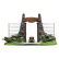 Jada Toys Jurassic Park Entrance - Диорама 4