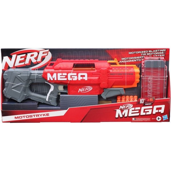 Продукт Hasbro Nerf Mega Motostryke Motorized - Бластер - 0 - BG Hlapeta