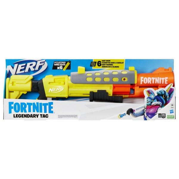 Продукт Hasbro Nerf Fortnite Legendary Tac - Бластер 6 стрели - 0 - BG Hlapeta