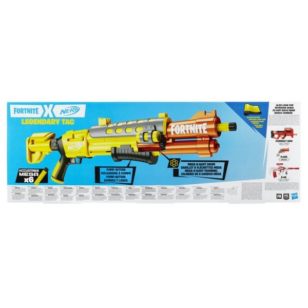 Продукт Hasbro Nerf Fortnite Legendary Tac - Бластер 6 стрели - 0 - BG Hlapeta