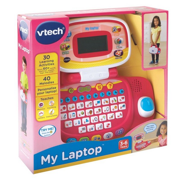 Продукт VTech - Музикален лаптоп розов - 0 - BG Hlapeta