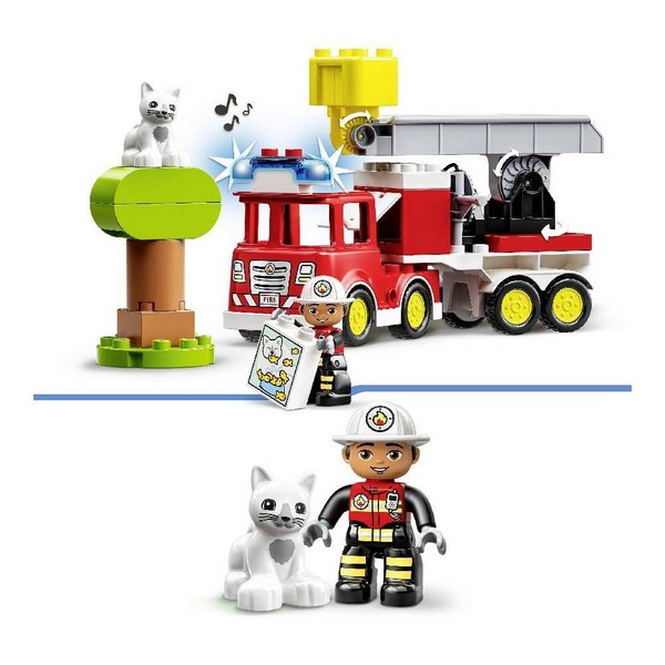 Продукт LEGO DUPLO Town -  Пожарникарски камион със звук и светлина - 0 - BG Hlapeta