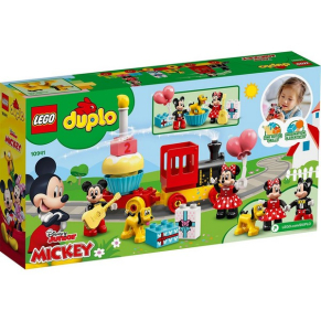 LEGO DUPLO Disney - Конструктор Влак за рождения ден на Mickey и Minnie