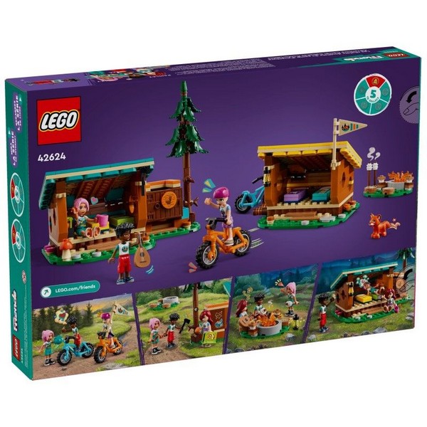 Продукт LEGO Friends - Конструктор Лагер за приключения уютните хижи - 0 - BG Hlapeta