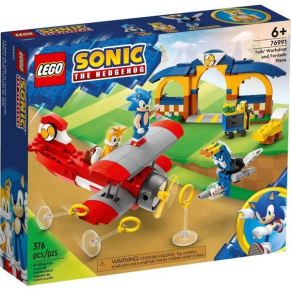 LEGO Sonic the Hedgehog - Конструктор Работилница на Тейлс и самолет Торнадо