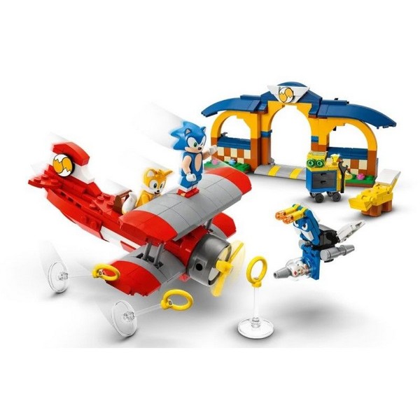 Продукт LEGO Sonic the Hedgehog - Конструктор Работилница на Тейлс и самолет Торнадо - 0 - BG Hlapeta