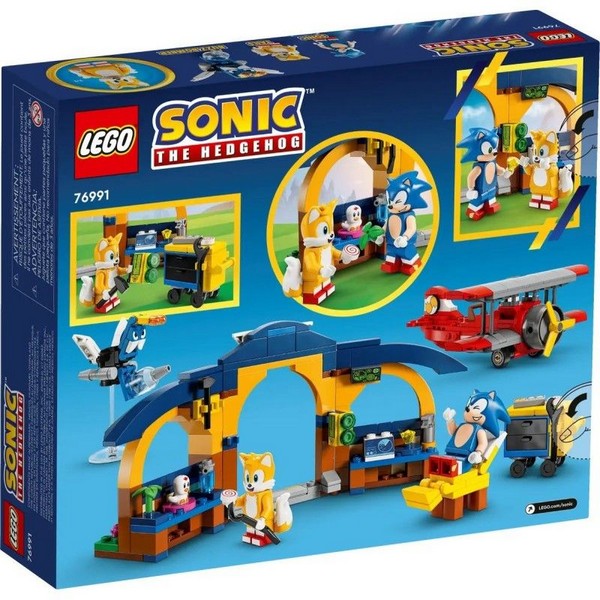 Продукт LEGO Sonic the Hedgehog - Конструктор Работилница на Тейлс и самолет Торнадо - 0 - BG Hlapeta