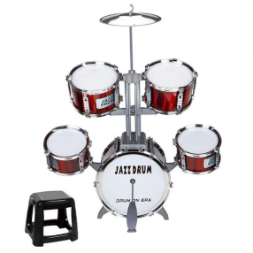 RToys - Детски барабани на стойка Jazz Drum, със столче