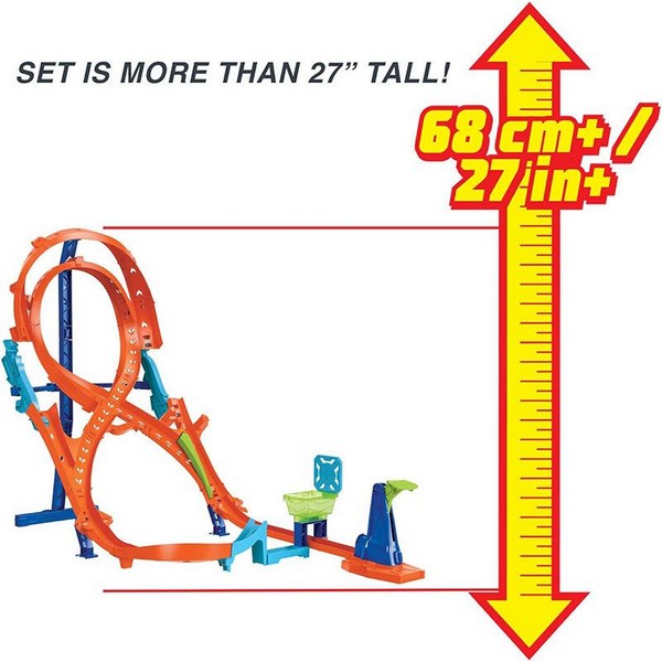 Продукт Mattel Hot Wheels Vertical 8 Jump - Писта с една кола - 0 - BG Hlapeta