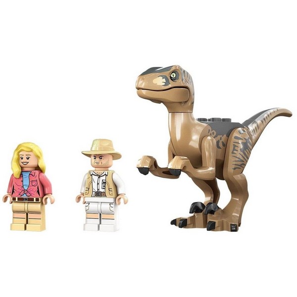 Продукт LEGO Jurassic World - Конструктор Бягство на велосираптор - 0 - BG Hlapeta