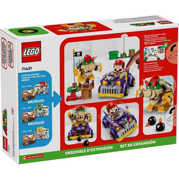 Продукт  LEGO - Конструктор Super Mario Комплект с допълнения Bowser's Muscle Car - 0 - BG Hlapeta