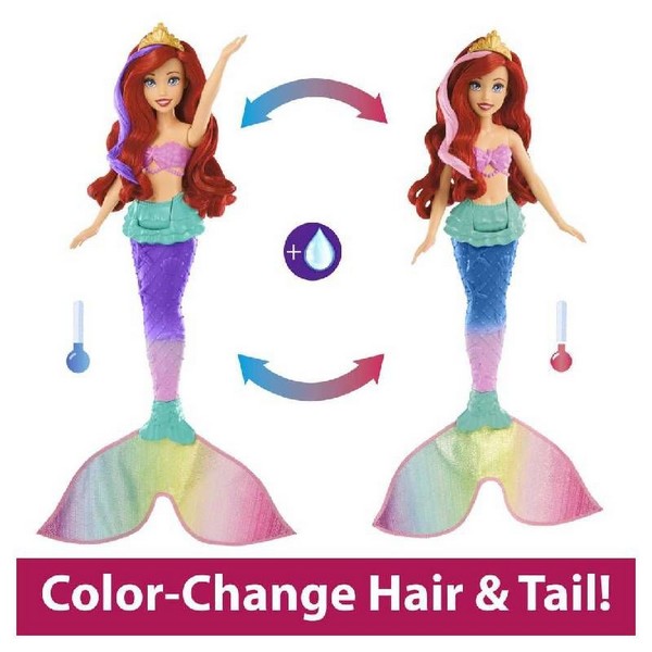 Продукт Mattel - Кукла Disney Princess Swim & Splash Ариел - 0 - BG Hlapeta