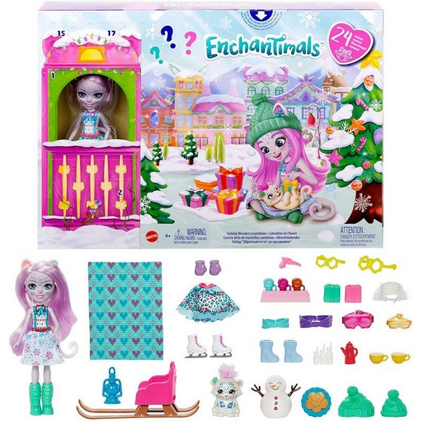 Продукт Mattel Enchantimals - Коледен Адвент календар с кукла - 0 - BG Hlapeta