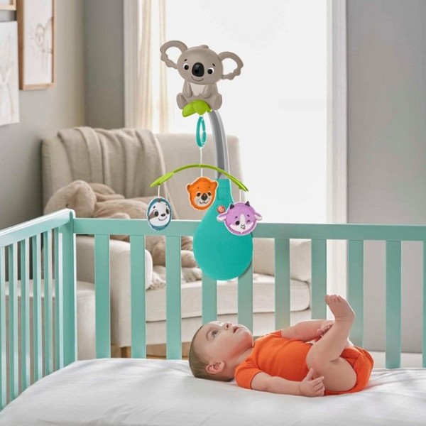 Продукт Fisher Price Soothe & Play - Музикална въртележка за кошара, легло или количка 3 в 1 - 0 - BG Hlapeta