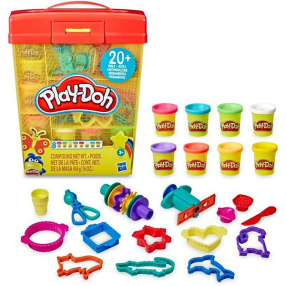 Hasbro Play-Doh - Комплект моделини 8 цвята с 20 аксесоара