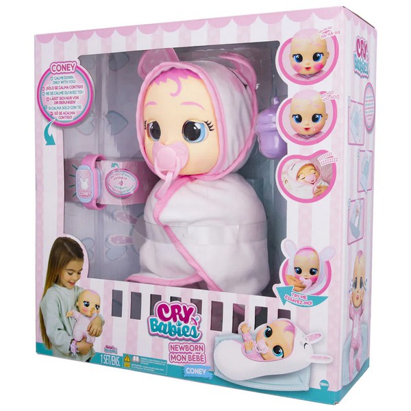 Продукт IMC Кукла CRYBABIES Coney - Новородено бебе - 0 - BG Hlapeta