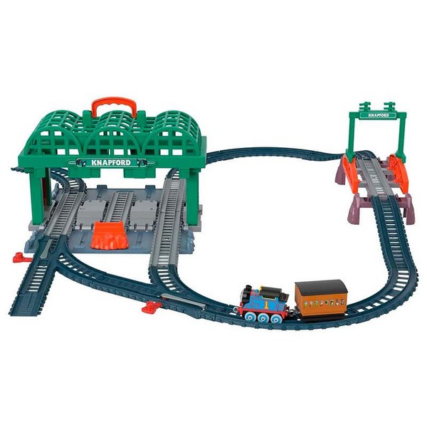 Продукт Fisher Price Thomas & Friends - Писта Гара Хапфорт с локомотив - 0 - BG Hlapeta