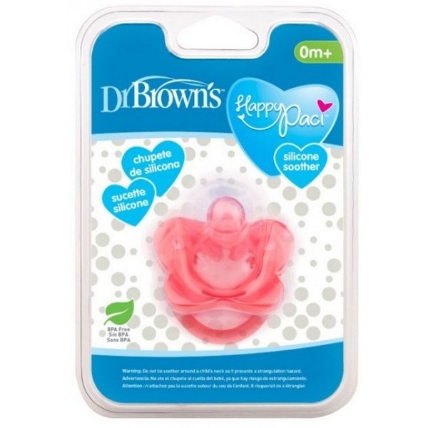 Продукт Dr. Brown's Happy Paci - Залъгалка, етап 1, 0 м+ - 0 - BG Hlapeta