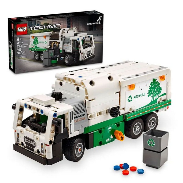 Продукт LEGO Technic - Конструктор Електрически боклукчийски камион Mack - 0 - BG Hlapeta