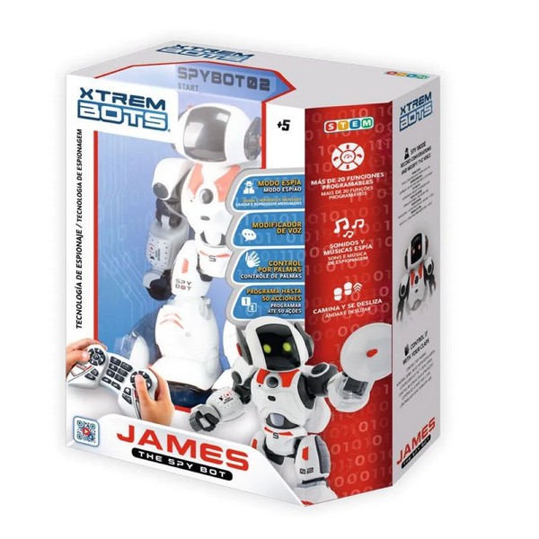 Продукт XTREM BOTS JAMES - Робот шпионин - 0 - BG Hlapeta