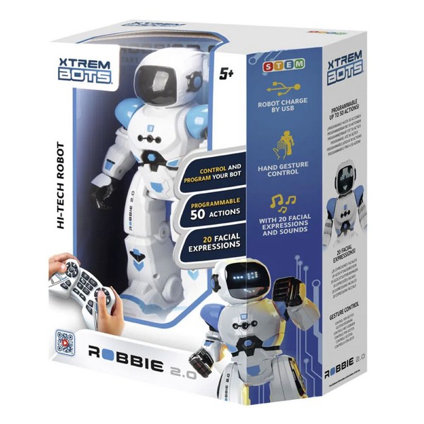 Продукт XTREM BOTS ROBBIE 2.0 - Робот - 0 - BG Hlapeta