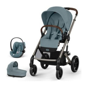 Cybex Balios S Lux - Бебешка количка 3 в 1 + кош Cot S Lux + адаптери + стол за кола Cloud G i-size Plus