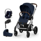 Продукт Cybex Balios S Lux - Бебешка количка 4 в 1 + кош Cot S Lux + адаптери + стол за кола Cloud G i-size Plus + База за стол Base G - 45 - BG Hlapeta