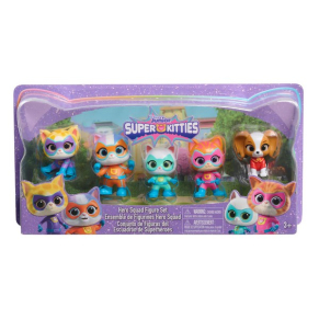 Super Kitties - Геройски отряд 5 фигури