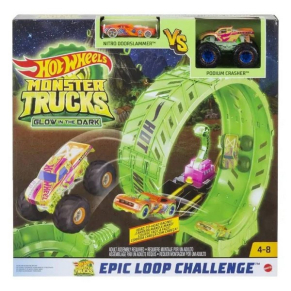 Mattel Hot Wheels Epic Loop Challenge - Детска писта Светеща