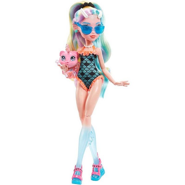 Продукт Mattel Monster High Lagoona Blue - Кукла с аксесоари и домашен любимец пираня - 0 - BG Hlapeta