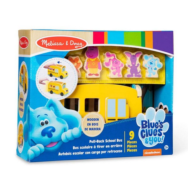 Продукт Melissa & Doug Blue's Clues & You - Дървен училищен автобус - 0 - BG Hlapeta