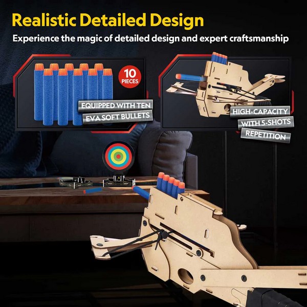 Продукт CubicFun National Geographic STEM Арбалет - 3D пъзел - 0 - BG Hlapeta