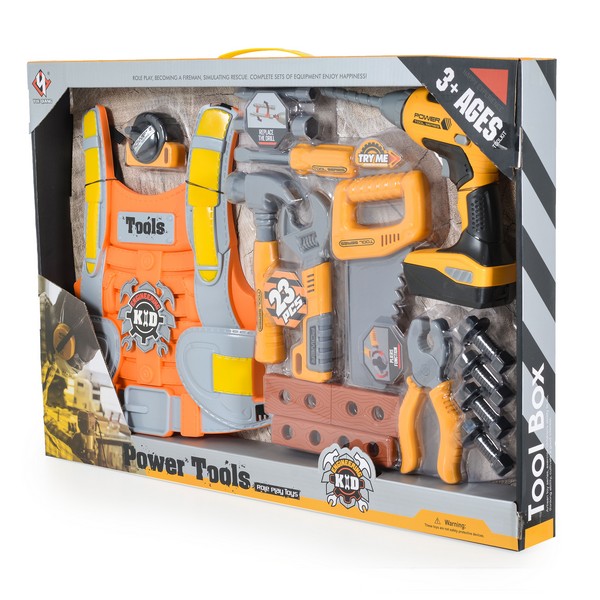 Yue Qiang - Комплект инструменти с бормашина в кутия