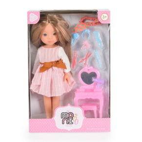 Moni Toys Pretty Doll Set - Кукла 33 см. с аксесоари