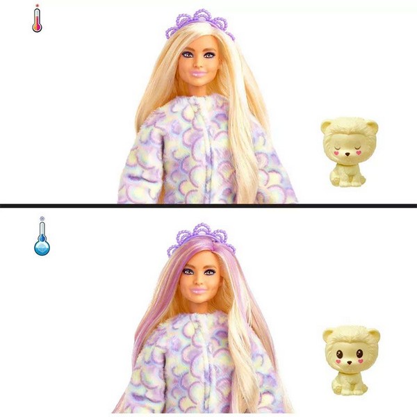 Продукт Mattel Barbie Cutie - Кукла с костюм на животинче и аксесоари Лъвче - 0 - BG Hlapeta