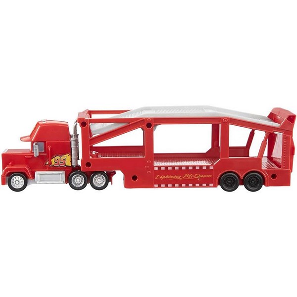 Продукт Mattel Cars Mack Hauler - Детски камион за игра на две нива с рампа, 33 см - 0 - BG Hlapeta