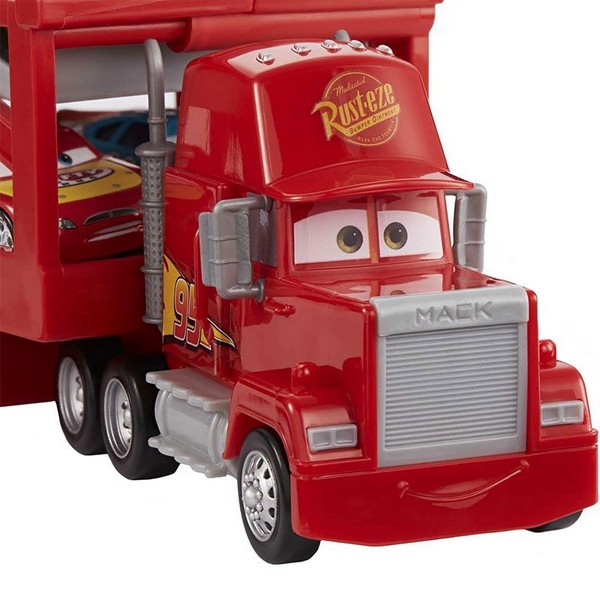 Продукт Mattel Cars Mack Hauler - Детски камион за игра на две нива с рампа, 33 см - 0 - BG Hlapeta