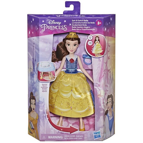 Продукт Hasbro Disney Princess Spin and Switch - Кукла Бел 26 см - 0 - BG Hlapeta