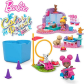 Продукт Mattel Mega Construx Barbie Train and Wash Pets - Конструктор с 15 аксесоара 152 части - 3 - BG Hlapeta