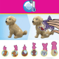 Продукт Mattel Mega Construx Barbie Train and Wash Pets - Конструктор с 15 аксесоара 152 части - 4 - BG Hlapeta