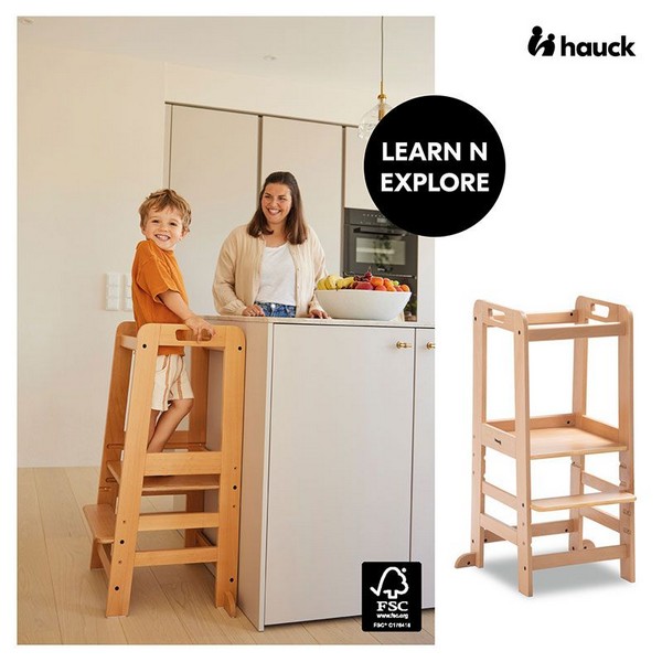 Продукт Hauck Learning Tower Learn N Explore - Помощна кула Монтесори - 0 - BG Hlapeta