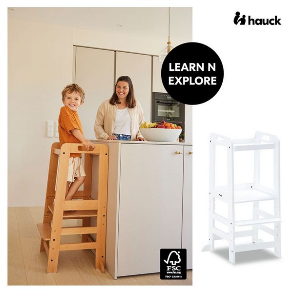 Продукт Hauck Learning Tower Learn N Explore - Помощна кула Монтесори - 0 - BG Hlapeta