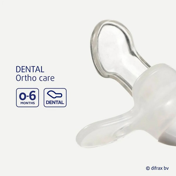 Продукт Difrax Pacifier Dental Glow in the Dark - Ортодонтична залъгалка 0-6 м - 0 - BG Hlapeta