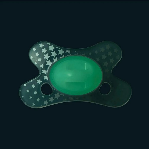 Продукт Difrax Pacifier Dental Glow in the Dark - Ортодонтична залъгалка 0-6 м - 0 - BG Hlapeta