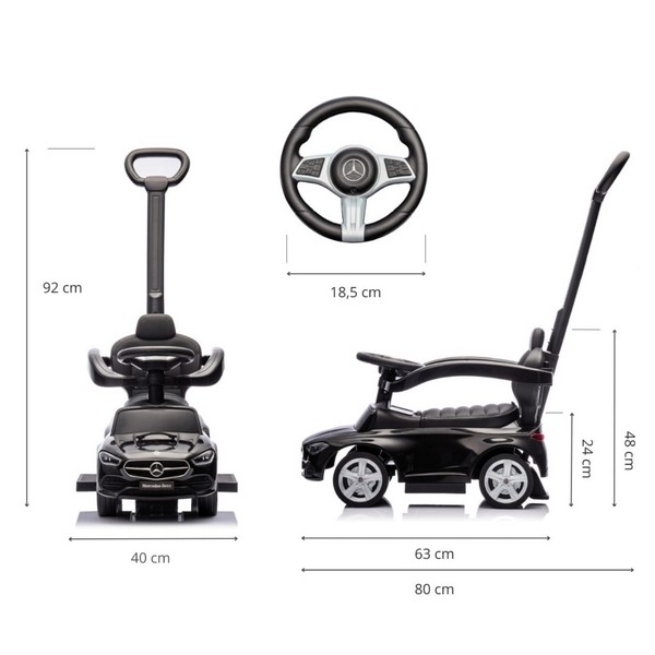 Продукт Milly Mally Mercedes C-Class DELUXE - Кола за яздене - 0 - BG Hlapeta
