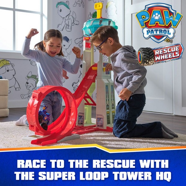 Продукт PAW PATROL Rescue Wheels SUPER LOOP TOWER - Кула с рампа - 0 - BG Hlapeta