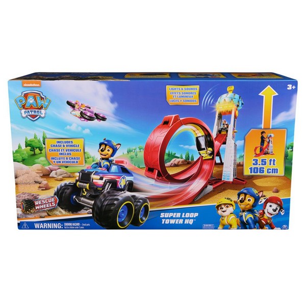 Продукт PAW PATROL Rescue Wheels SUPER LOOP TOWER - Кула с рампа - 0 - BG Hlapeta