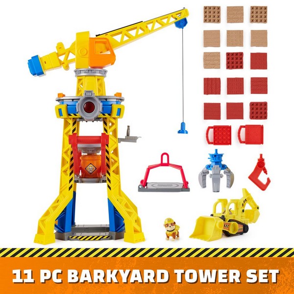 Продукт Paw Patrol Rubble and Crew - Кран със звукови и светлинни ефекти, мини булдозер и кученце - 0 - BG Hlapeta